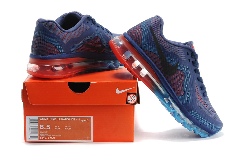 Nike Air Max 2014 First Look Womens Shoes Navy / Blue / Red