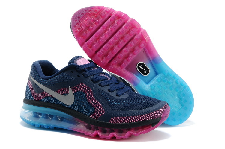 Nike Air Max 2014 First Look Womens Shoes Navy / Fuchsia / Blue