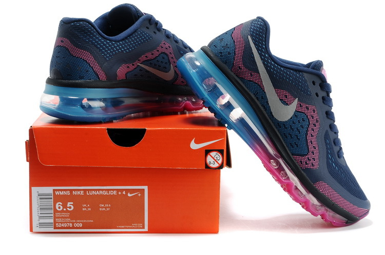 Nike Air Max 2014 First Look Womens Shoes Navy / Fuchsia / Blue