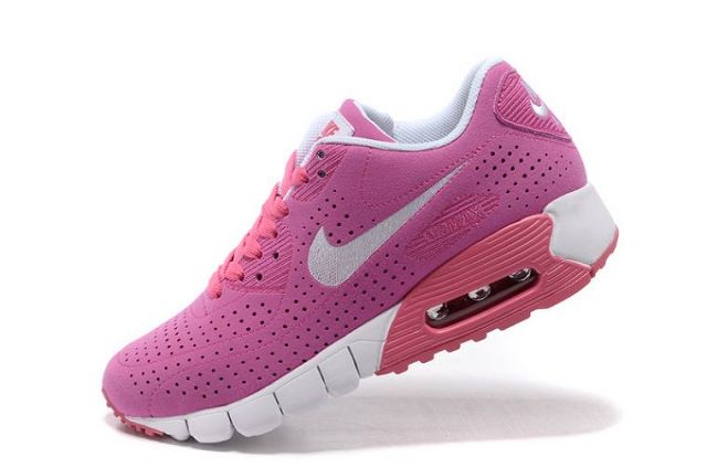 Nike Air Max 90 Current Moire Womens Pink/White