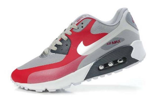 Nike Air Max 90 Hyperfuse Premium Grey/Pink-Silver-White