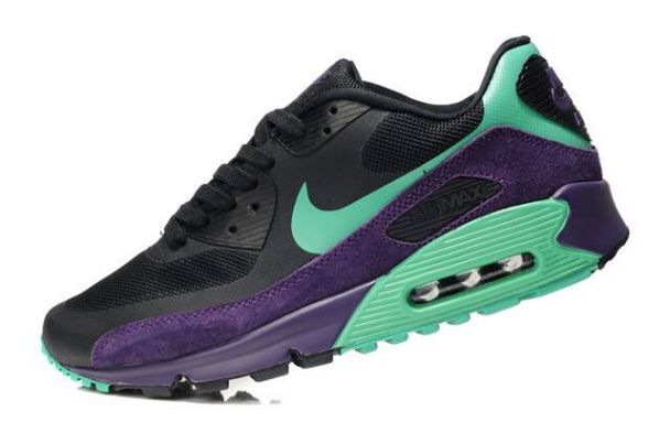 Nike Air Max 90 Hyperfuse Premium Black/New Green-Purple