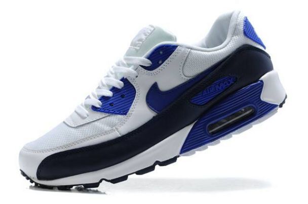 Nike Air Max 90 Mens White/Royal-Obsidian