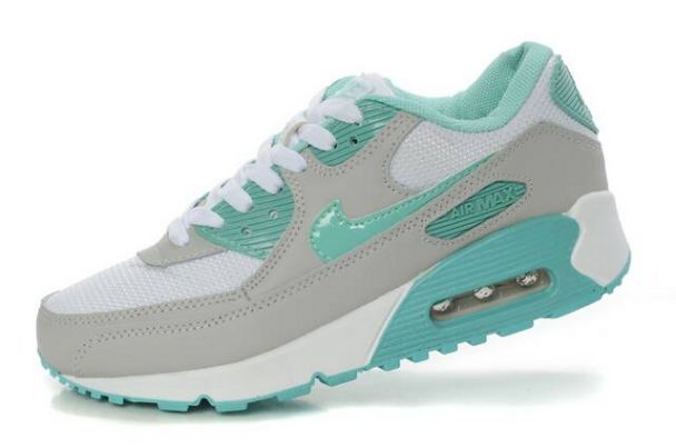Nike Air Max 90 Womens Wolf Grey/Fresh Water