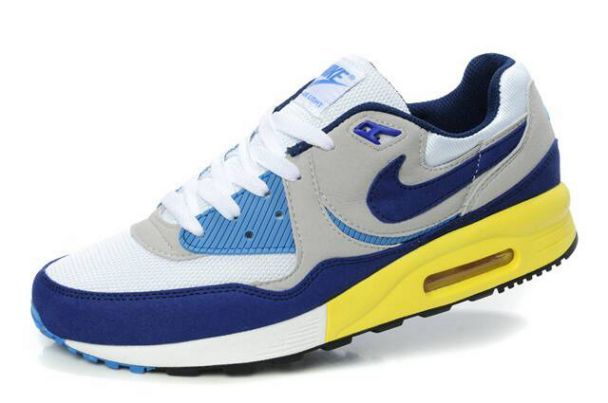 Nike Air Max Light Mens Wolf Grey/Royal-White-Photo Blue-Yellow