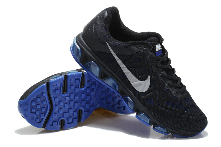 Nike Air Max Tailwind 7 Mens Shoe Black / Blue / Metallic Silver