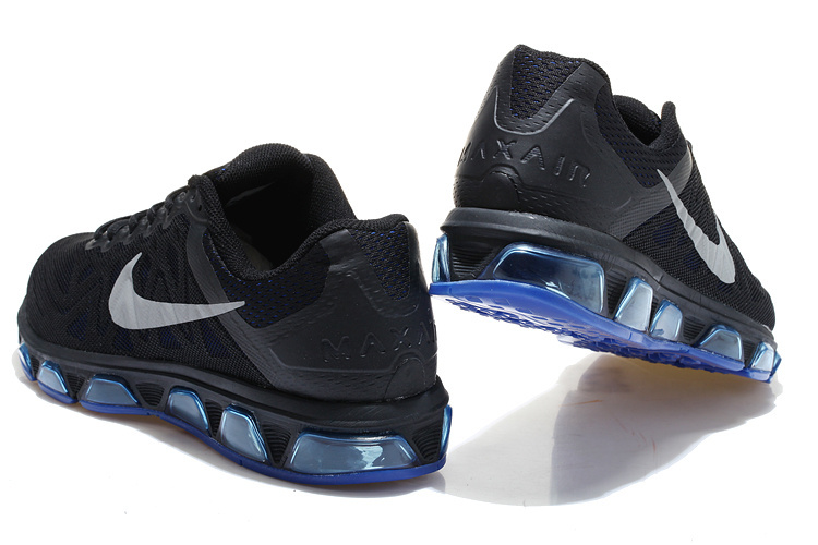 Nike Air Max Tailwind 7 Mens Shoe Black / Blue / Metallic Silver