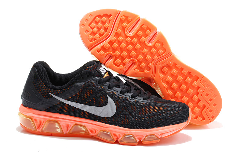 Nike Air Max Tailwind 7 Mens Shoe Black / Orange / Metallic Silver