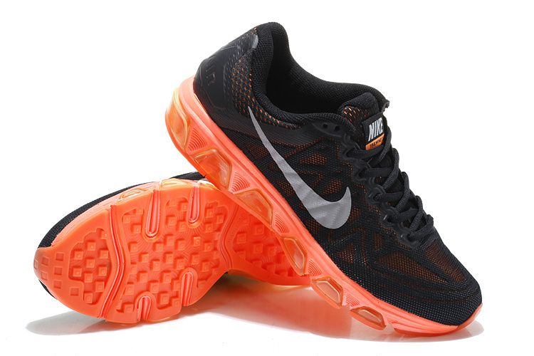 Nike Air Max Tailwind 7 Mens Shoe Black / Orange / Metallic Silver