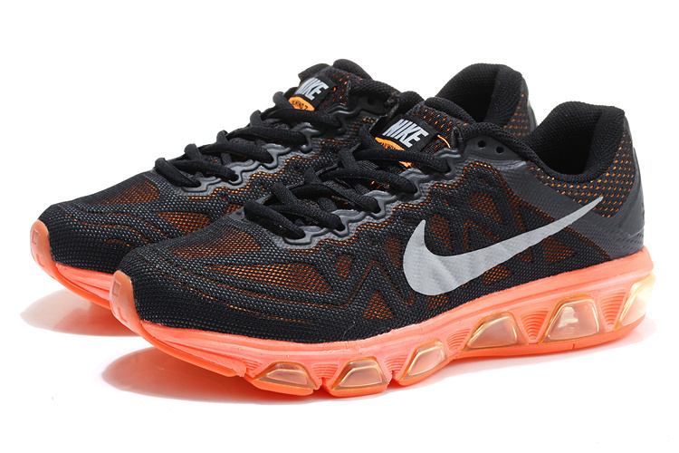 Nike Air Max Tailwind 7 Mens Shoe Black / Orange / Metallic Silver