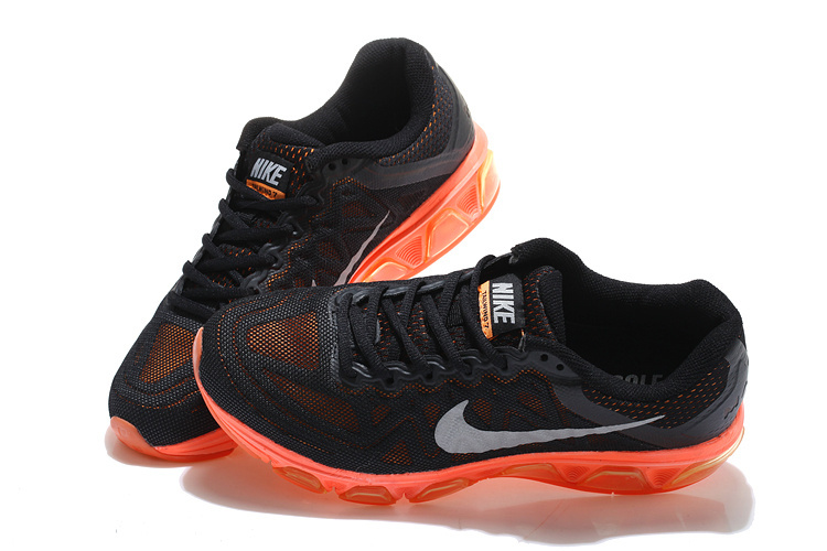 Nike Air Max Tailwind 7 Mens Shoe Black / Orange / Metallic Silver