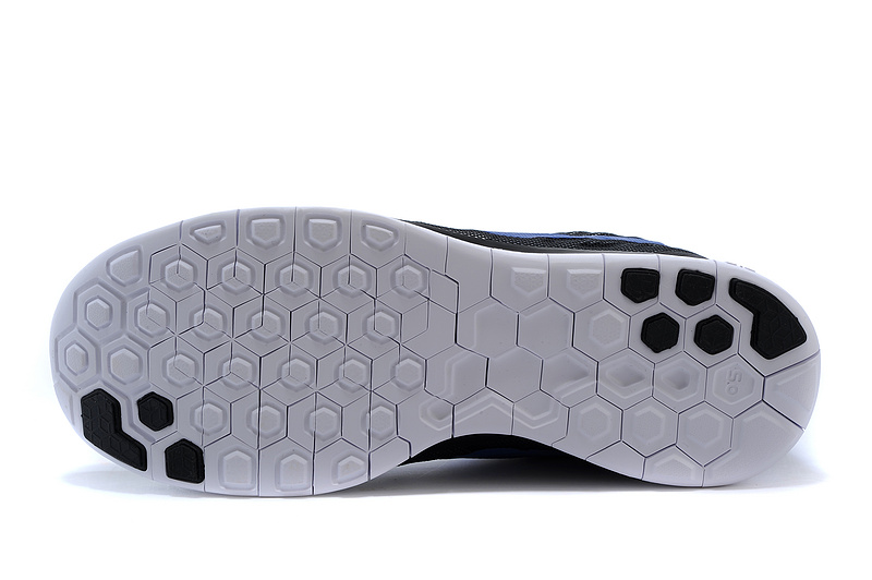 Nike Free 5.0 Mens Running Shoe Black / Silver / Royal Blue