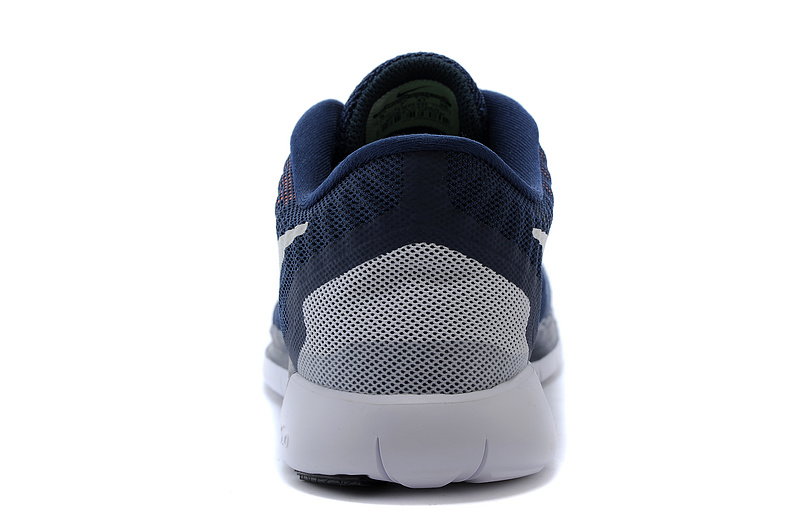 Nike Free 5.0 Mens Running Shoe Navy / Orange / White