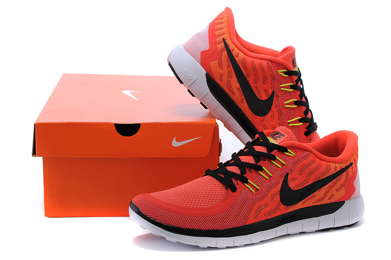 Nike Free 5.0 Mens Running Shoe Red / Black