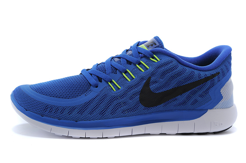 Nike Free 5.0 Mens Running Shoe Royal Blue / Green / Black