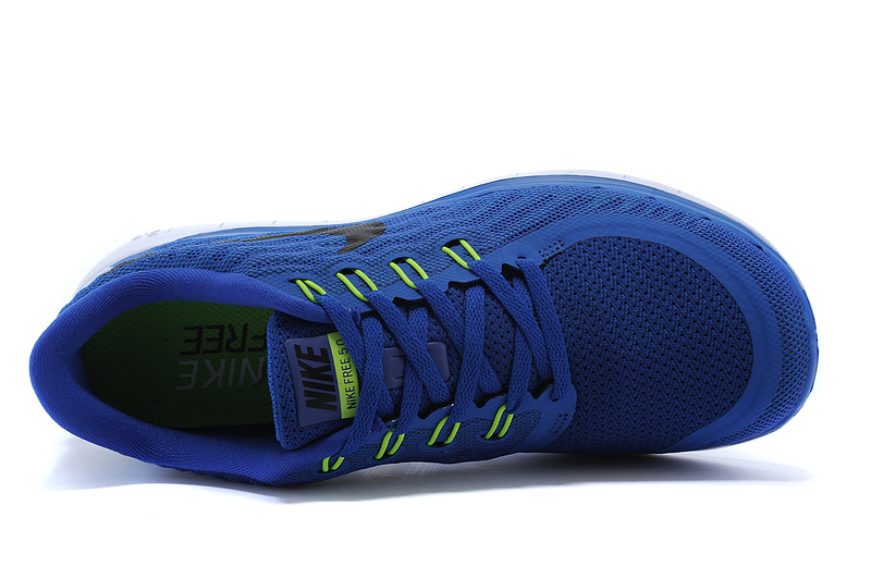 Nike Free 5.0 Mens Running Shoe Royal Blue / Green / Black