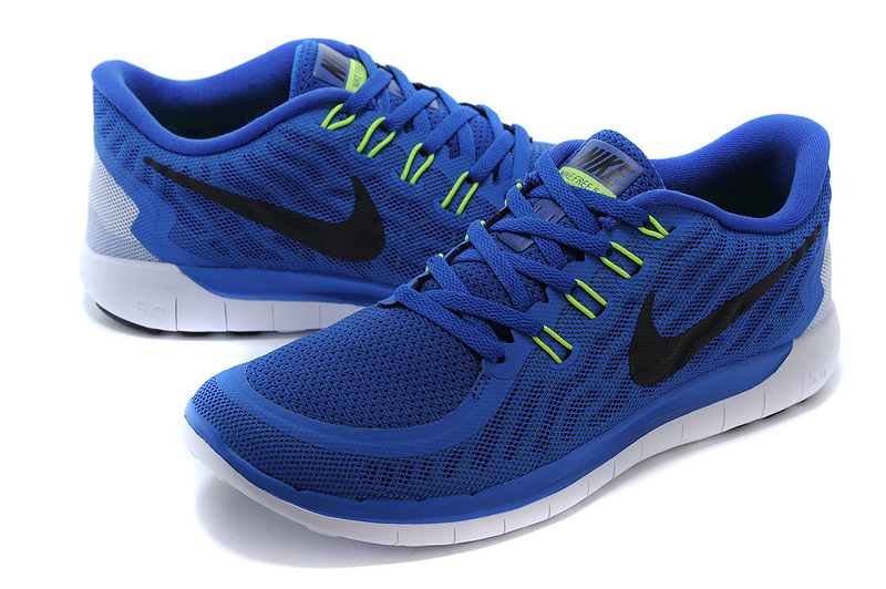 Nike Free 5.0 Mens Running Shoe Royal Blue / Green / Black
