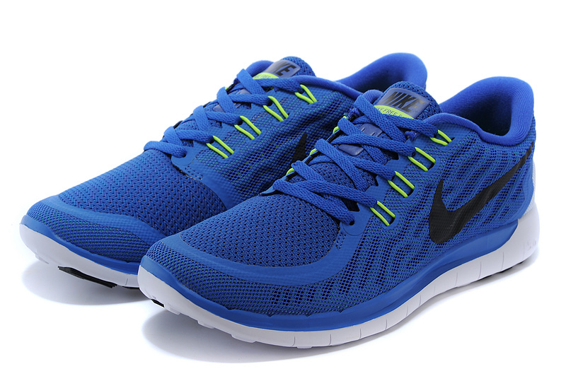Nike Free 5.0 Mens Running Shoe Royal Blue / Green / Black