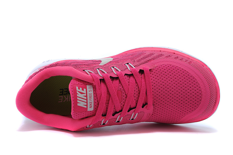 Nike Free 5.0 Womens Running Shoe Pink Red / White