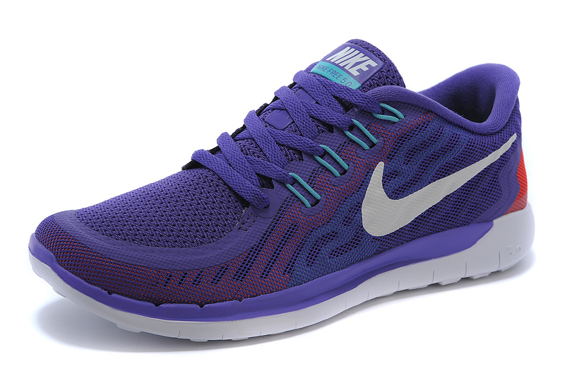 Nike Free 5.0 Womens Running Shoe Purple / Turquoise / White