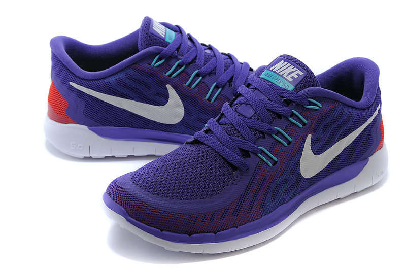 Nike Free 5.0 Womens Running Shoe Purple / Turquoise / White