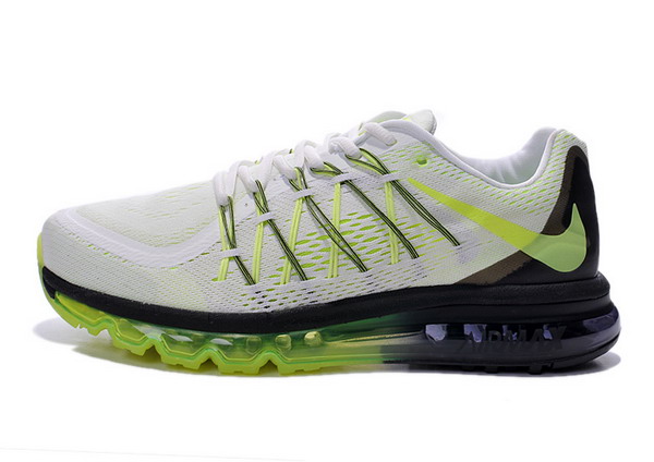 Nike Air Max 2015 Mens Shoes White / Black / Green
