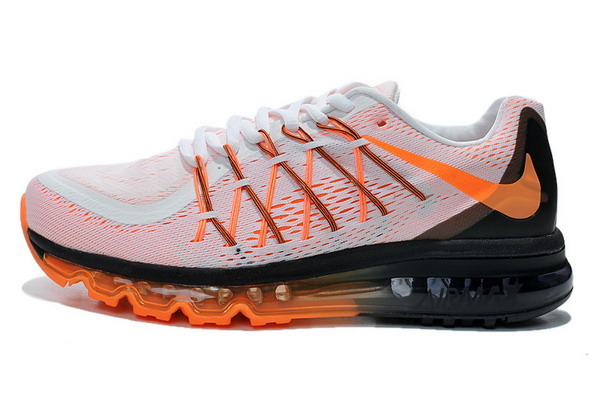 Nike Air Max 2015 Mens Shoes White / Black / Orange