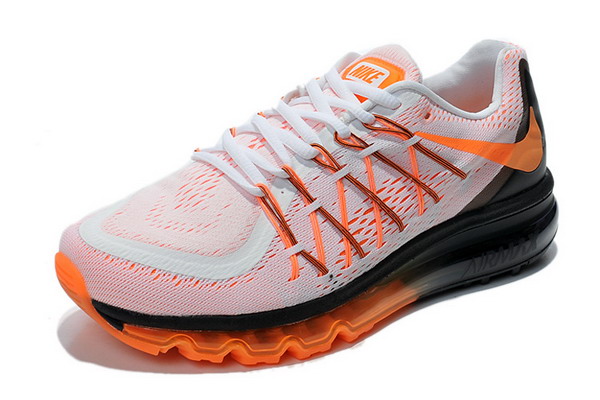 Nike Air Max 2015 Mens Shoes White / Black / Orange