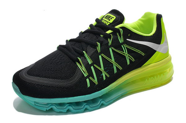 Nike Air Max 2015 Mens Shoes Black / Green / Blue