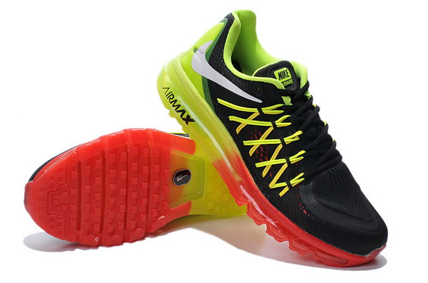 Nike Air Max 2015 Mens Shoes Black / Green / Red