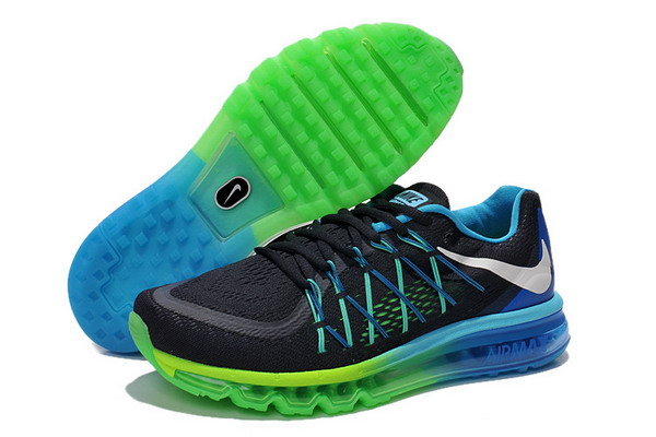 Nike Air Max 2015 Mens Shoes Black / Blue / Green