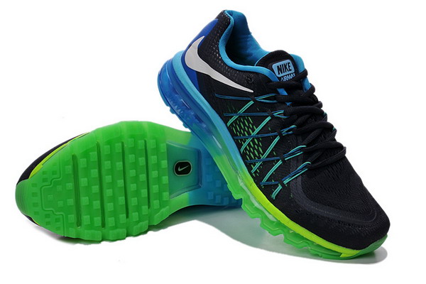 Nike Air Max 2015 Mens Shoes Black / Blue / Green