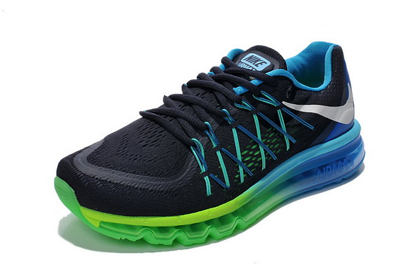 Nike Air Max 2015 Mens Shoes Black / Blue / Green