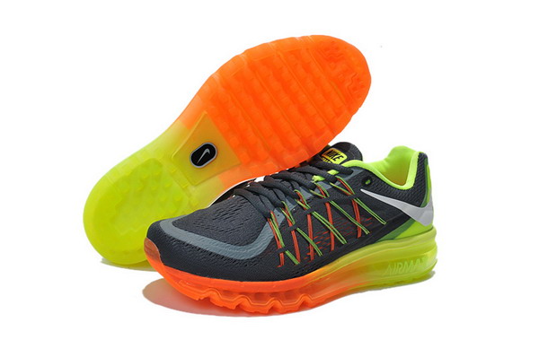 Nike Air Max 2015 Mens Shoes Grey / Green / Orange