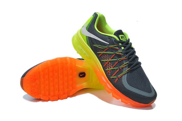 Nike Air Max 2015 Mens Shoes Grey / Green / Orange
