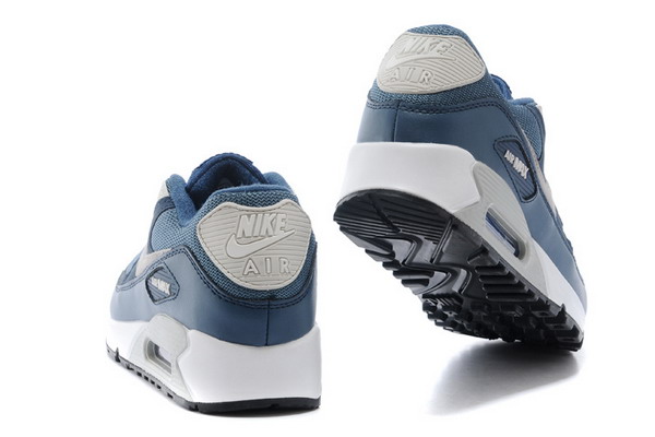 Air Max 90 Mens Shoe Navy Blue / Grey / White