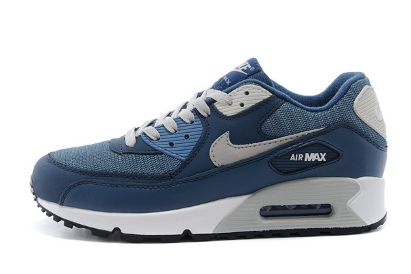 Air Max 90 Mens Shoe Navy Blue / Grey / White