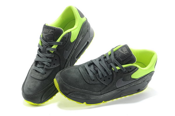 Air Max 90 Premium Mens Shoe Dark Grey / Green