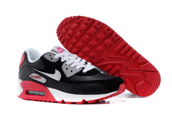 Air Max 90 Mens Shoe Black / White / Red