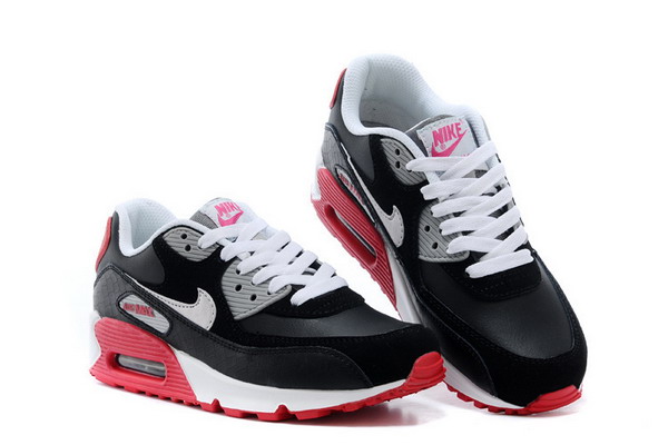 Air Max 90 Mens Shoe Black / White / Red