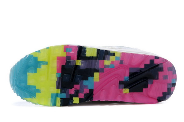 Air Max 90 Mens Shoe Blue / Black / White / Volt