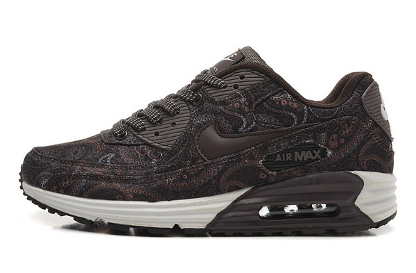 Air Max 90 Mens Shoe Brown / White / Red