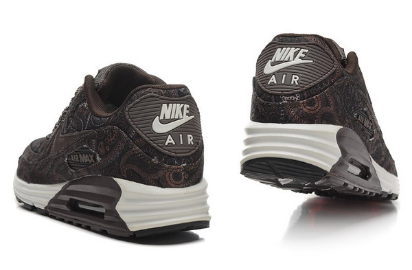Air Max 90 Mens Shoe Brown / White / Red