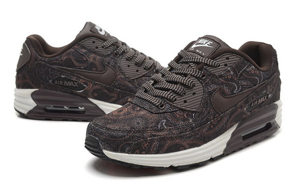 Air Max 90 Mens Shoe Brown / White / Red