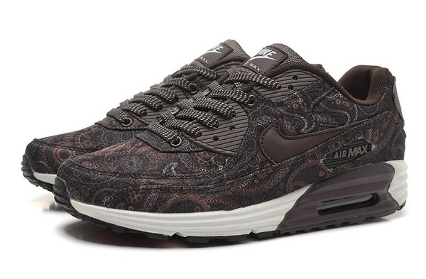 Air Max 90 Mens Shoe Brown / White / Red