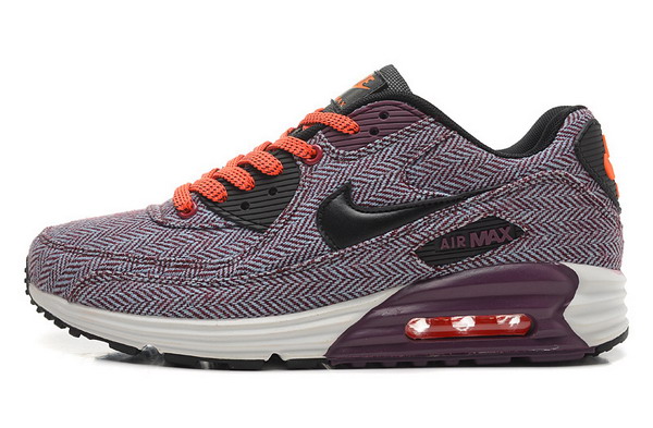 Air Max 90 Mens Shoe Purple / White / Black