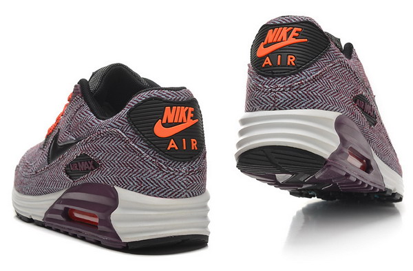 Air Max 90 Mens Shoe Purple / White / Black