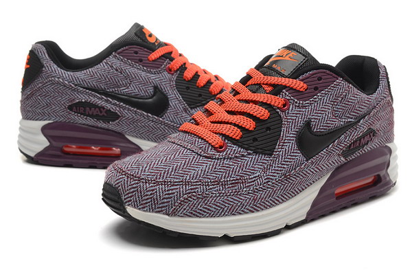 Air Max 90 Mens Shoe Purple / White / Black
