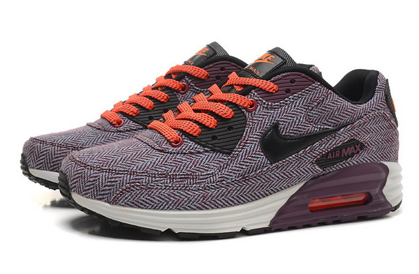 Air Max 90 Mens Shoe Purple / White / Black