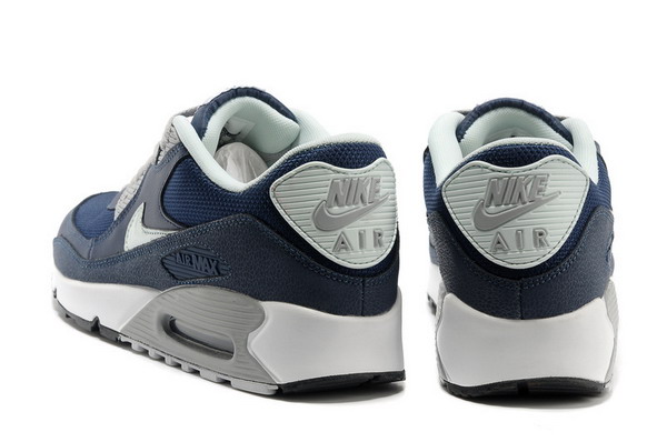 Air Max 90 Mens Shoe Navy Blue / Grey / White